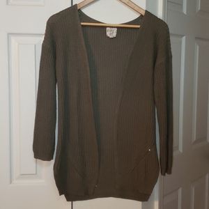 Hippie Rose cardigan slits on each side EUC